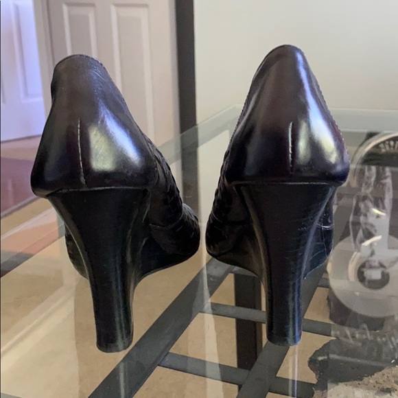 Steve Madden Pratto Peep Toe Wedge NWOT - Picture 5 of 7